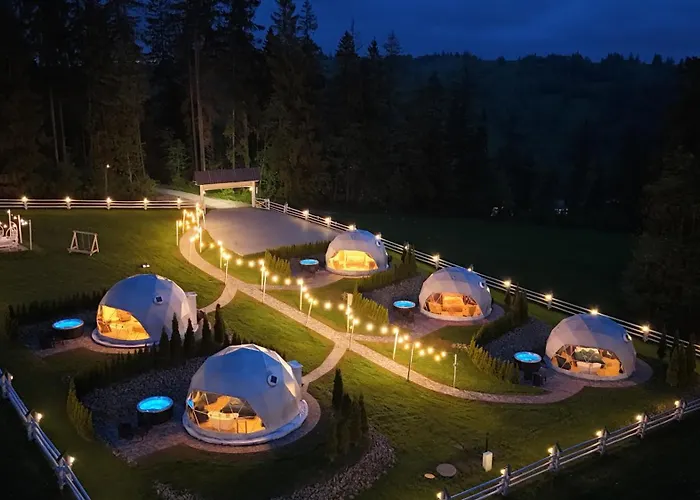 Mountain Glamp - Jacuzzi - Widok Na Gory